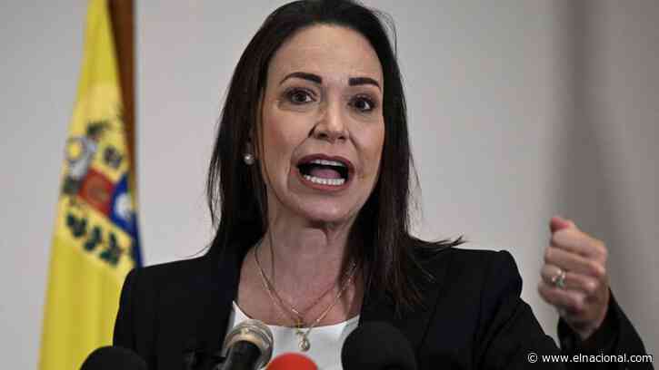 María Corina Machado: Hay una operación en marcha para el debilitamiento del régimen