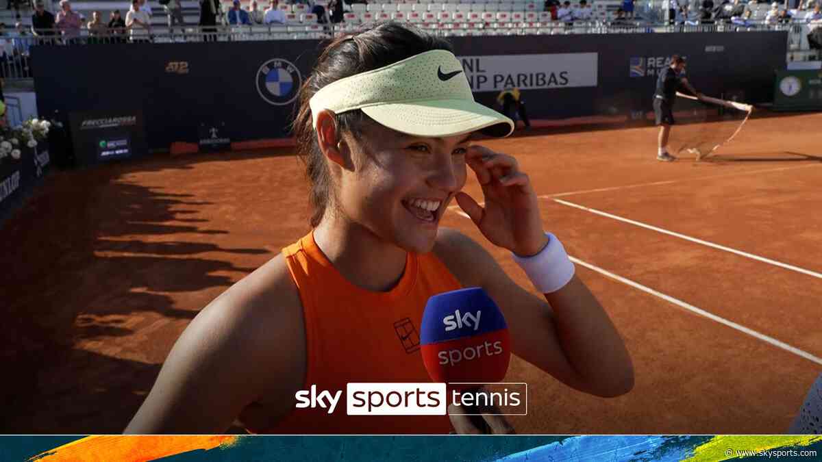 Raducanu: I still struggle on clay but that makes me focus more