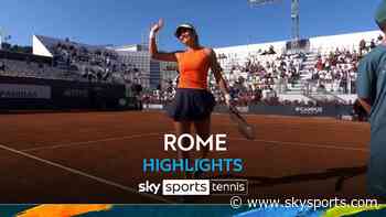 Raducanu races past Teichmann in dominant performance in Rome