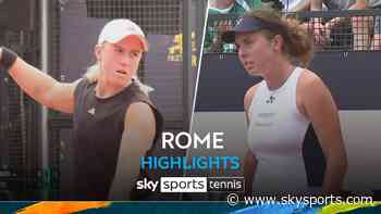 Kartal dumped out of Rome in straight sets by Noskova
