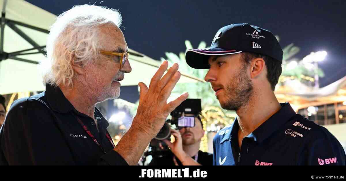 Pierre Gasly: So macht Flavio Briatore das ganze Alpine-Team besser