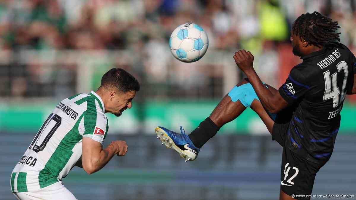 Preußen Münster setzt Eintracht Braunschweig unter Hochdruck