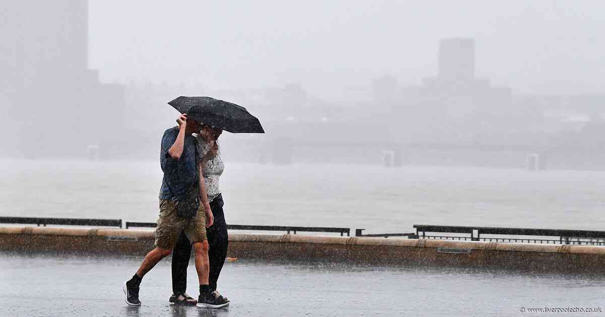 Met Office warns of 'potential' for thunderstorms in parts of UK