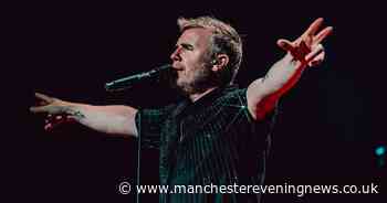 Stand up, sit down?  Either way Gary Barlow knows how to entertain his audience in Manchester