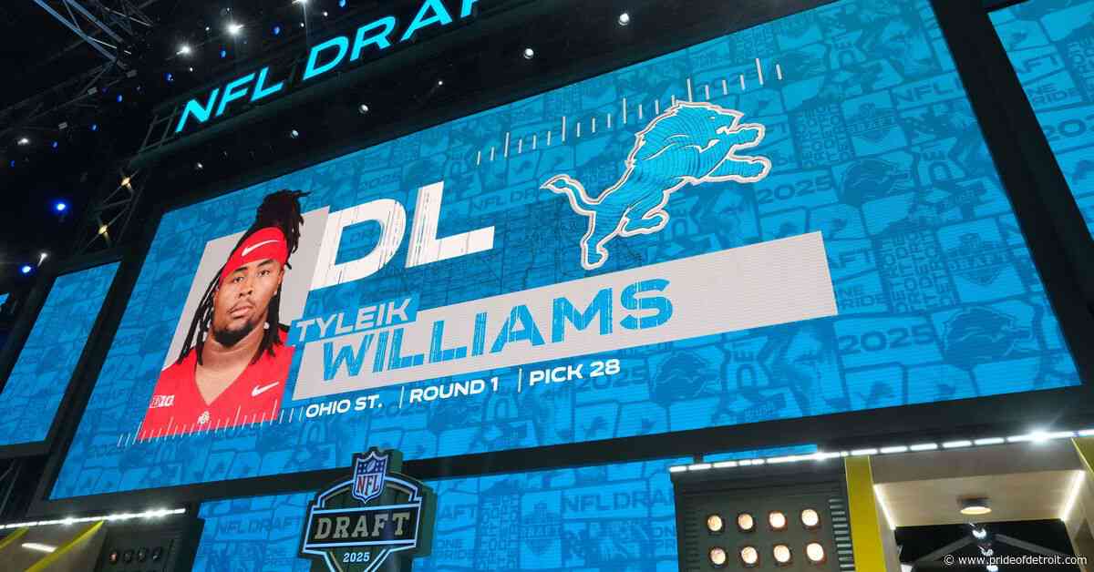 Detroit Lions first-round pick Tyleik Williams limited in rookie minicamp