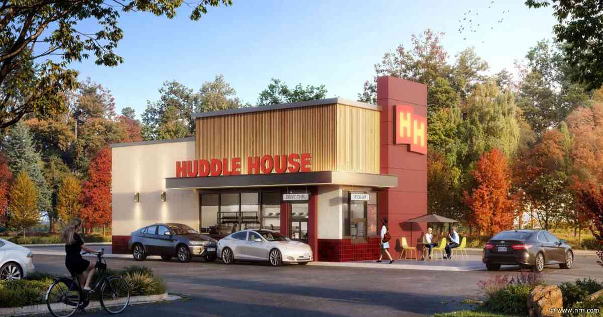 Huddle House’s rebrand includes drive-thru, walk-up locations