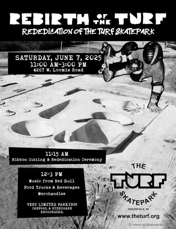 Wisconsin's Famed The Turf Skatepark is Being Resurrected