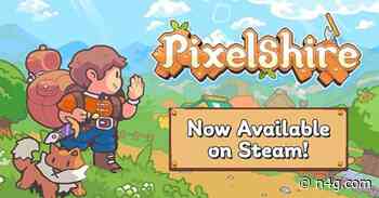 The adorably cozy RPG Pixelshire is now available for PC via Steam