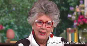 Bake Off's Prue Leith says 'you can't take him anywhere' after husband's racy comment