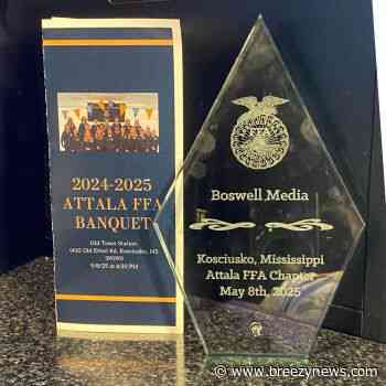 Boswell Media Honored To Sponsor Attala FFA Chapter