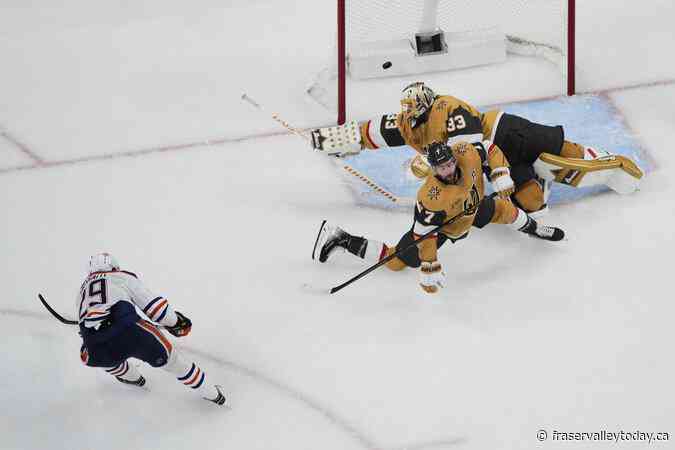 Oilers in the driver’s seat heading home in series against Golden Knights