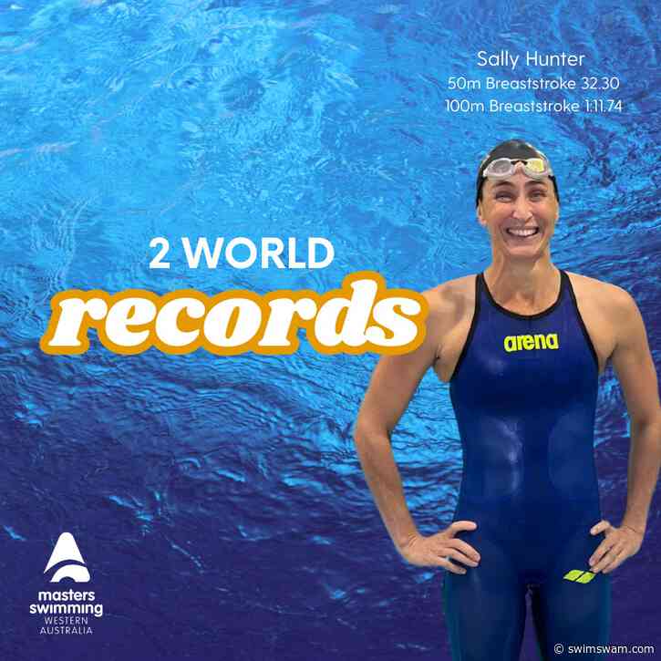 Aussie Olympian Sally Hunter Sets Pair of Masters World Records In Women’s 40-44 Age Group