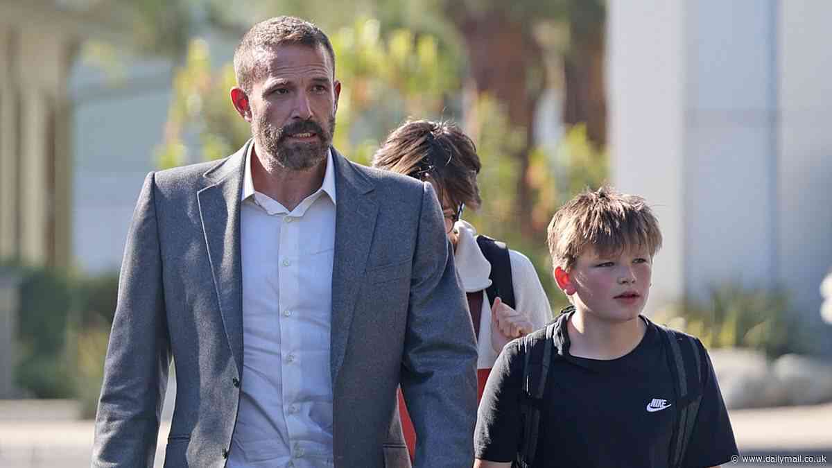 Ben Affleck bonds with his two youngest kids as he is 'annoyed' pal Tom Cruise is dating his ex Ana de Armas