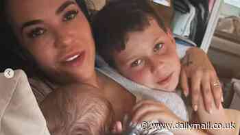 Stephanie Davis reveals anxiety and dread-filled nights as she gives update on her son Samuel, two months, after he was rushed to hospital twice when he 'stopped breathing'