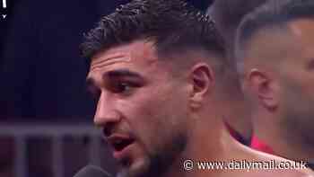 Tommy Fury calls out 'scared' Jake Paul and says he will knock rival out 'wherever he wants it' after winning in front of Molly-Mae on return to ring after almost two years