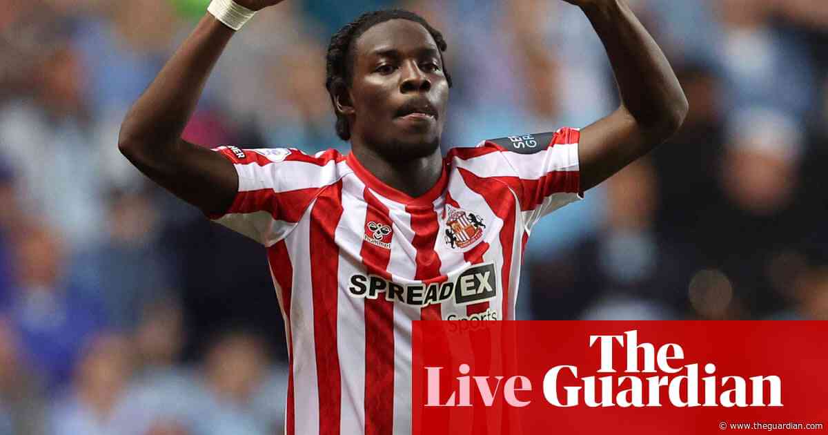 Coventry City 1-2 Sunderland: Championship playoff semi-final, first leg – as it happened