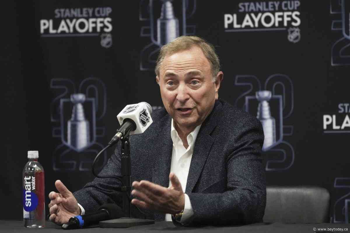NHL Commissioner Gary Bettman says league encouraged by status of CBA talks with players