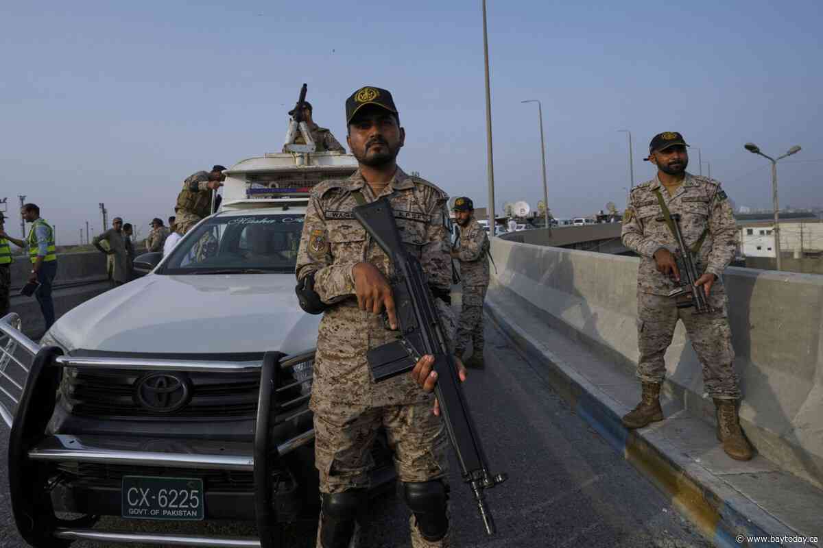 Pakistan's army spokesman says India has fired missiles at 3 Pakistani air bases