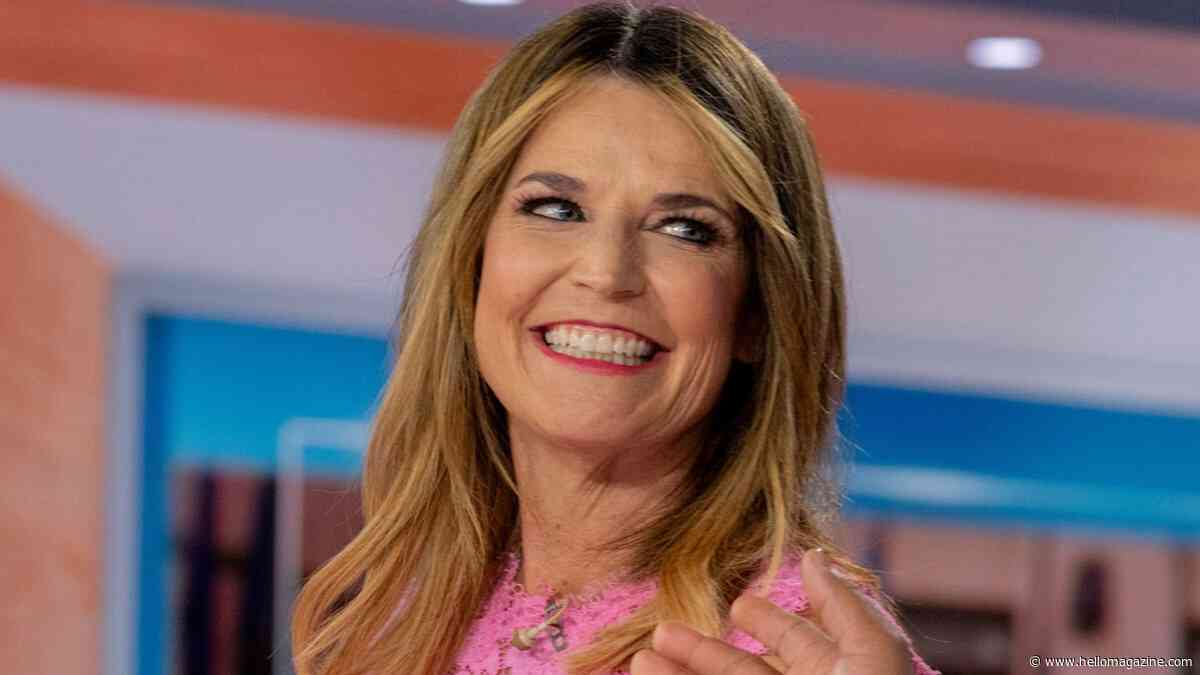 Today's Savannah Guthrie has never-ending legs as she steps out in mini skirt and heels 