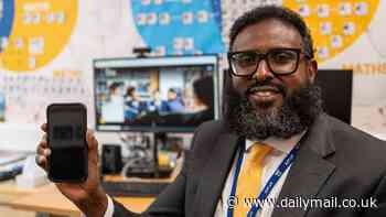 London headteacher brags his school exam results have jumped a grade since he introduced a no-nonsense ban on phones despite Labour claiming policy is unnecessary