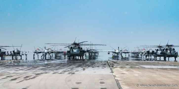 US Air Force's massive 53-aircraft runway exercise 'sends a message you can't ignore' to rivals like China