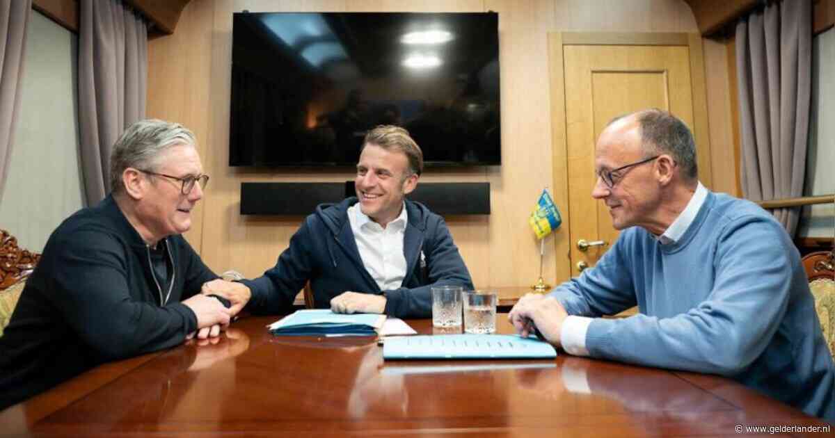 LIVE oorlog Oekraïne | Macron, Merz en Starmer onderweg naar Kyiv voor ontmoeting met Zelensky