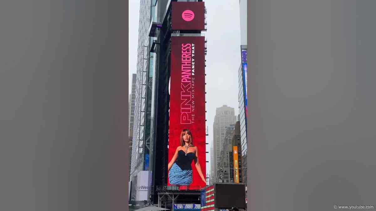 TIMES SQUARE FANCIES @ponies721 💋Fancy That out now! #TimesSquare #FancyThat #PinkPantheress #NYC