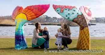 Giant mermaid tail sculptures to be auctioned off