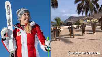 Ski-Star genießt atemberaubenden Urlaub im Paradies