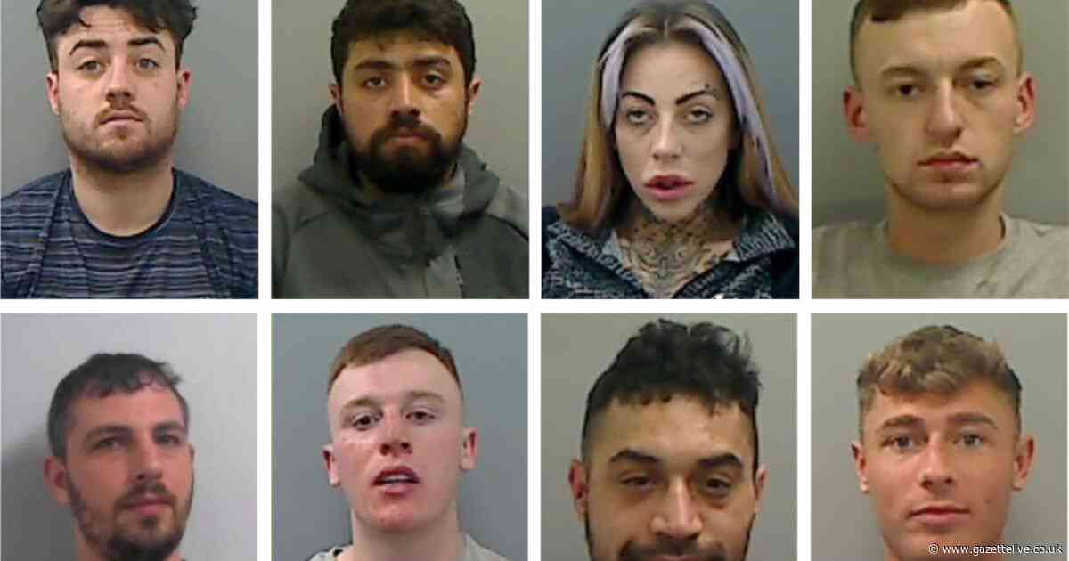 Faces of 10 drug-flogging crooks locked up for plaguing Teesside with cocaine and heroin