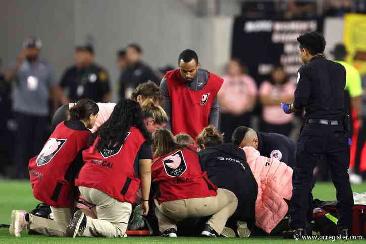 Angel City FC’s Savy King hospitalized after collapsing on field vs. Utah
