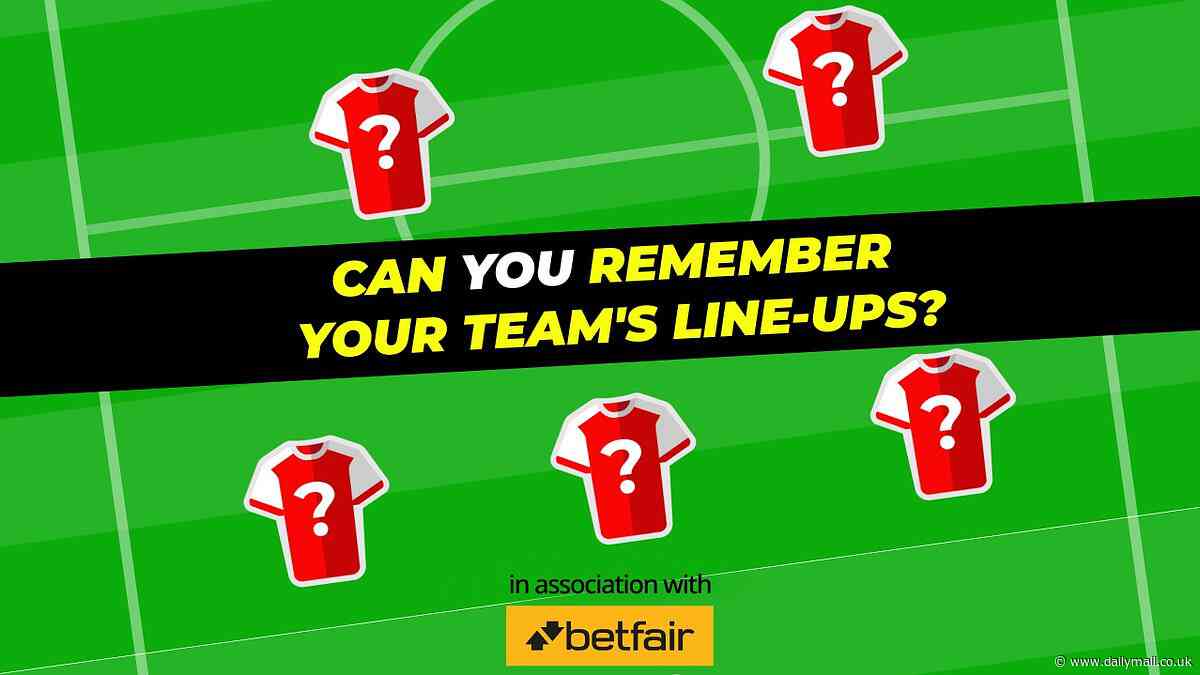 TEAMSHEET: Can YOU name the Southampton side that beat Man City 4-2 in 2016? Or pick YOUR team and guess their starting XI