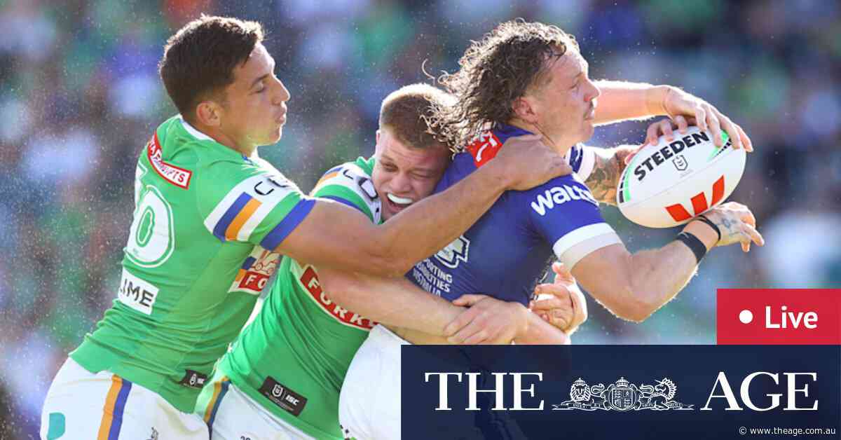 NRL 2025 LIVE: Bulldogs stun Raiders with incredible second-half fightback