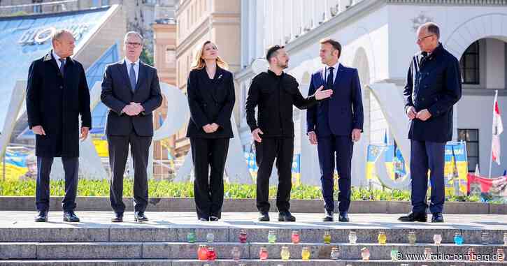 Merz und Macron in Kiew: Mission für eine Waffenruhe