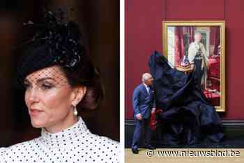 ROYALS. Prinses Kate brengt eerbetoon aan Diana en koning Charles onthult nieuw portret in National Gallery