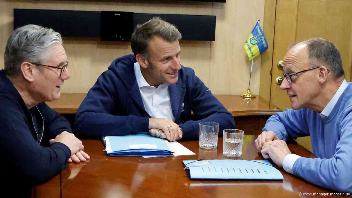 Merz, Macron, Starmer und Tusk in Ukraine: Druck auf Aggressor Russland und Kreml Diktator Putin erhöhen