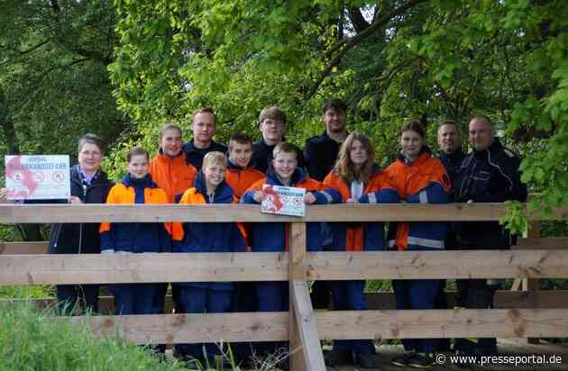 FW Wathlingen: Jugendfeuerwehr Adelheidsdorf-Großmoor sorgt mit Waldbrandhinweisschildern für Aufklärung
