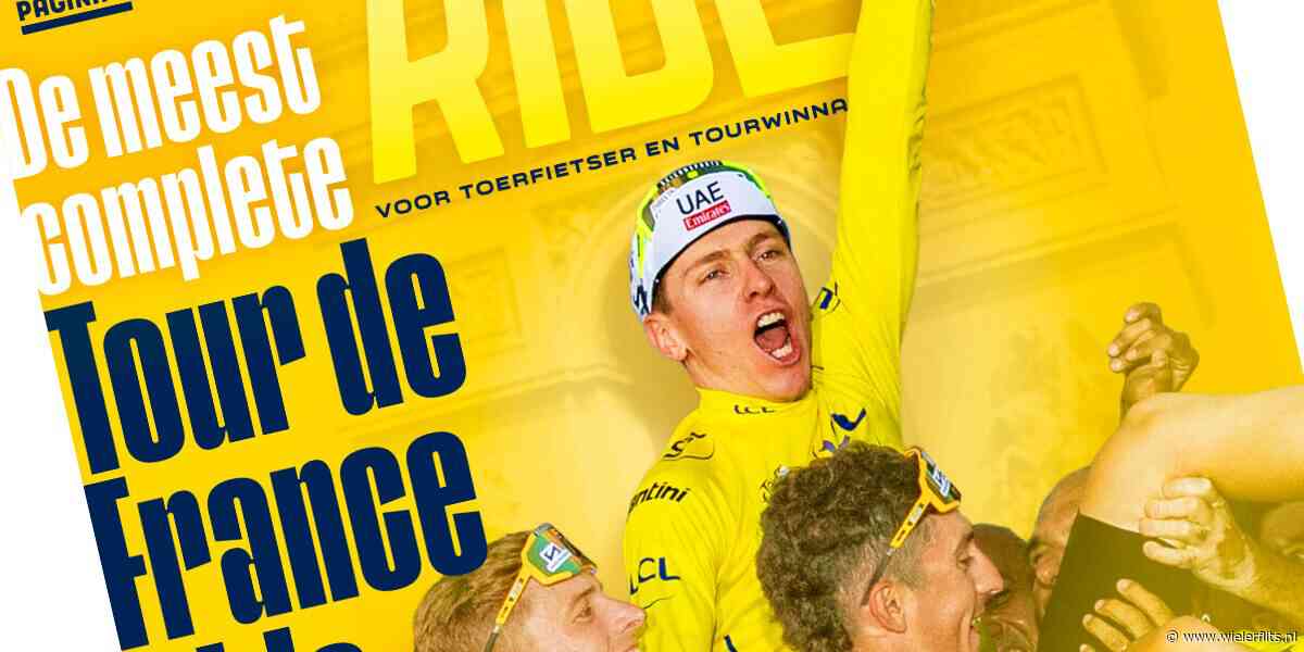 Dit is de cover van de nieuwe Zomergids 2025 van RIDE Magazine