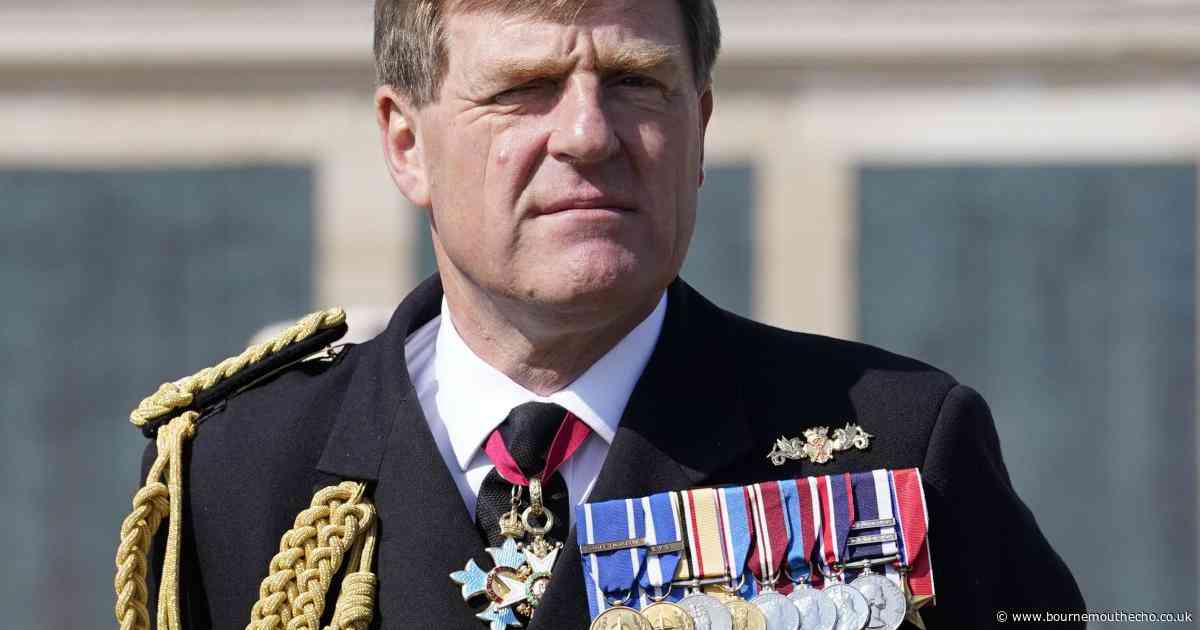 Head of Royal Navy ‘told to step back’ amid reports of ‘affair with subordinate’