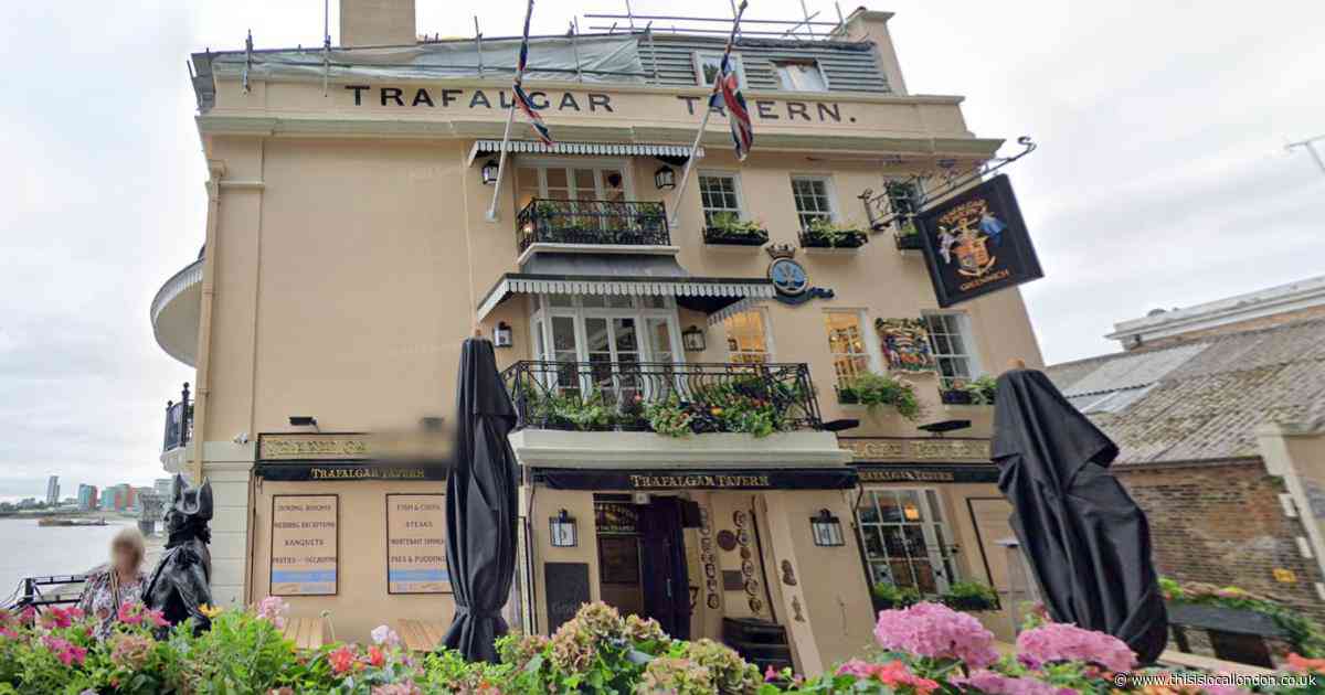 Iconic 19th century Greenwich riverside pub with one of UK's best beer gardens