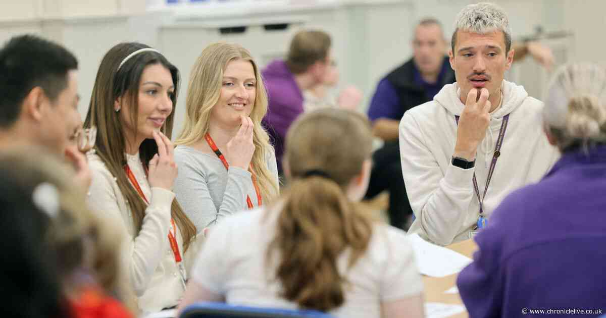 I was taught sign language by Newcastle students and took away one-key message