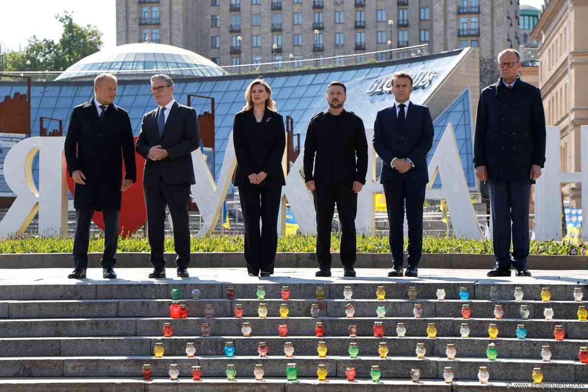 Ukraine-Russia war latest: Starmer and EU leaders call Trump from Kyiv in push for 30-day ceasefire