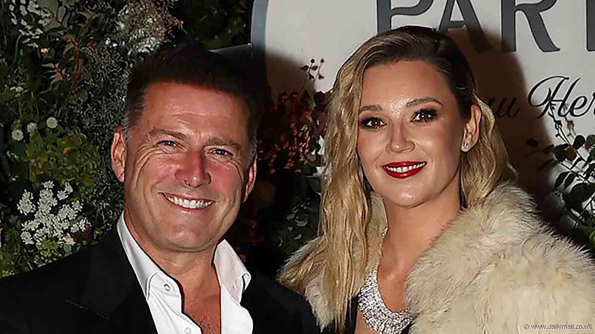 Karl and Jasmine Stefanovic bring the glamour to the Silver Party in Sydney - with TV's golden couple turning heads at star-studded children's charity gala