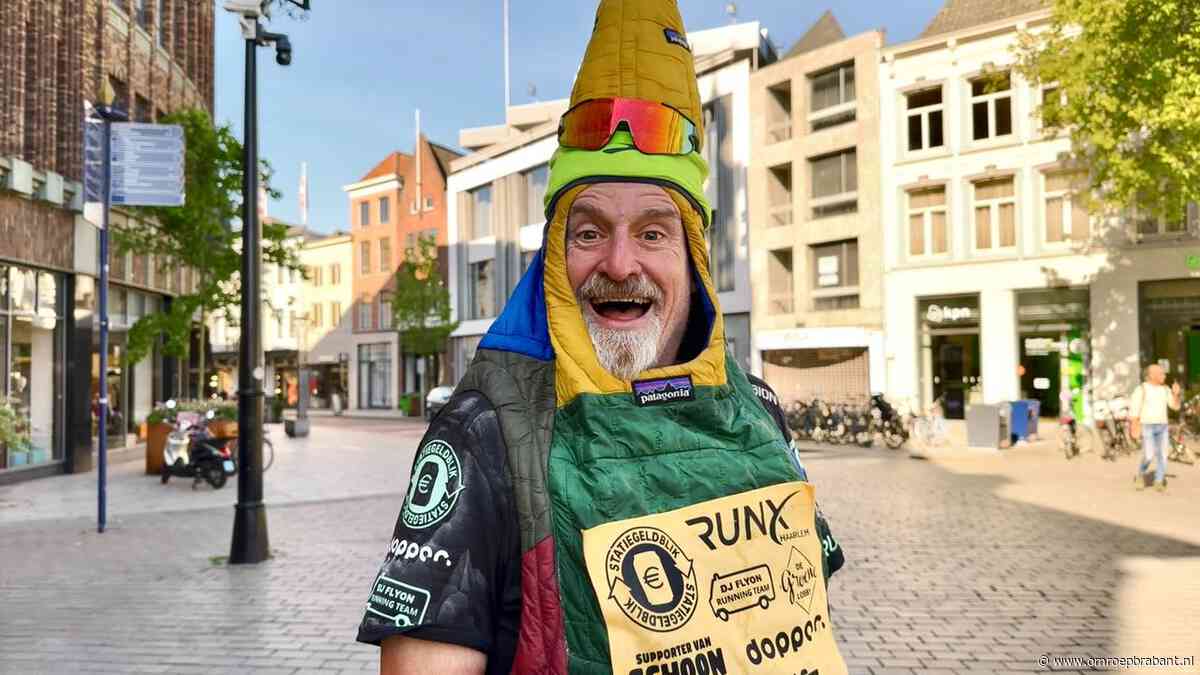 'Ouwe banaan' rent elke dag een marathon om zwerfafval op te ruimen