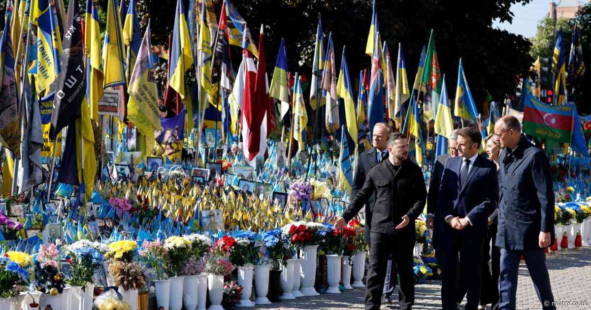 European leaders arriving in Kyiv told to ‘shove these peace plans’ by Russia