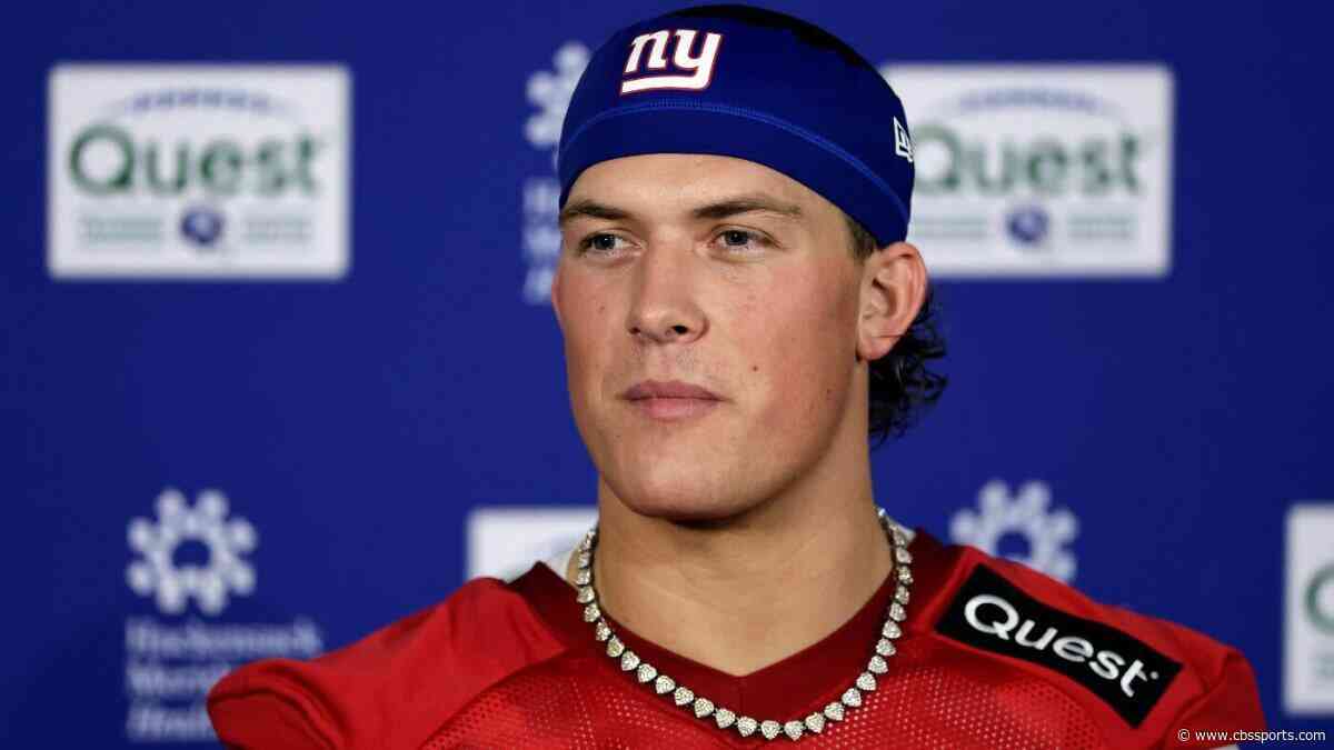 Confident Jaxson Dart appears ready to be the face of the Giants franchise -- whenever that time may be