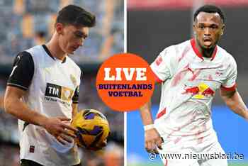 MULTILIVE. Valencia lijkt al snel klaar met Getafe, Openda en Vermeeren starten bij RB Leipzig tegen Werder Bremen