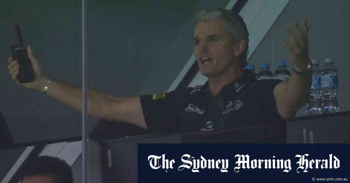 Cleary blows up at non-call