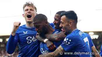 Fulham 1-3 Everton: Vitaliy Mykolenko, Michael Keane and Beto on target as David Moyes' side put a dent in the Cottagers' European ambitions