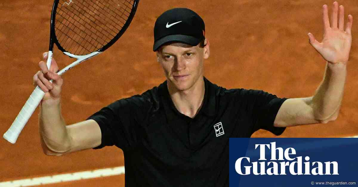 Jannik Sinner returns with a win to leave rocking Rome celebrating again